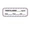 Nevs Label, Phentolamine 1/2" x 1-1/2" White w/Violet stripes & Black LANT-2832D - alternate 1
